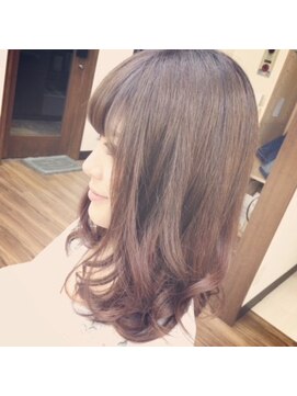 ヘアスタジオモモ(HAIR STUDIO Momo) ピンクアッシュカラー