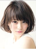 6/8open!ひし形シルエットグレージュエアリーショート