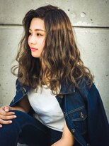 ヘアーズ ベリー 塚口店(hairs BERRY) 外国人風カールで揺れるセミディ