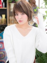 カバーヘア イヴ 戸頭店(COVER HAIR EVE)&nbsp;*+EVE戸頭+*…自然体の魅力♪万能！小顔前下がりボブc
