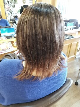 ルークス 中央林間(LOOOKS) 白髪染め×バレイヤージュ