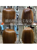 サロンドミルク 原宿(salon de MiLK)&nbsp;サロンドミルク 頭の形がよく見える根元パーマ　プリカール