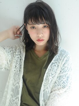 ウィット(wit) 暗めカラーダークアッシュボブ