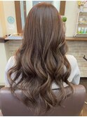 巻きやすいロングレイヤースタイル