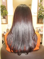 コアフィールフィス(COIFFURE fils)&nbsp;【見附　今町】レッドブラウン　髪質改善トリートメント