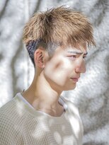 小久保style☆小顔矯正立体カット暗髪ビビットピンク針金パーマ