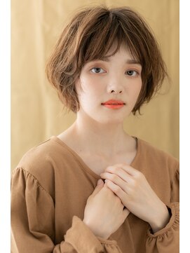 カバーヘア ブリス 北浦和(COVER HAIR bliss) インナーハイライト大人可愛い小顔ミニボブT4北浦和10代20代30代