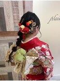 ヘアセット　成人式/卒業式