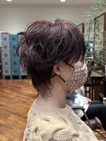 ビュートリアム 梅田(BEAUTRIUM)&nbsp;マッシュショート/ウルフカット/ピンクカラー/茶屋町/梅田/大阪