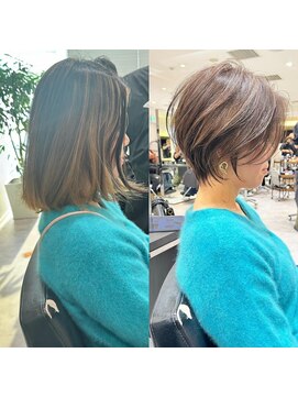 バンプ ギンザ(BUMP GINZA) 40代/50代/絶壁解消・前下がり・ショートボブ【浅野】