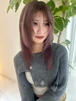 スティロ(stylo) レイヤーカットハイライトショートヘアイルミナカラーオージュア