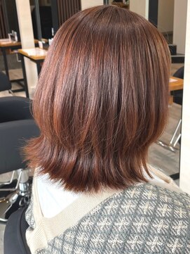 アトリエコア(Atelier Coa) ダブルカラーミルクティーベージュカラーケアブリーチ韓国ボブ