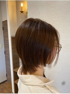 エムウィッシュ(M Wish) イルミナカラー／カーキグレージュ/ショートウルフ