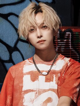 リップス 渋谷(LIPPS) ハイトーンミルクティーコンマバングセンターパート