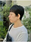 【立川cres奈佳子】外国人風タイトショートヘア
