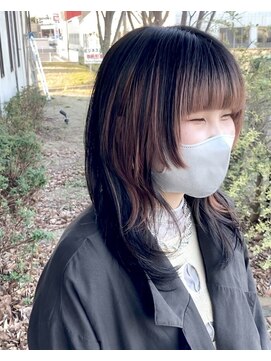 ルプラ ガーデン(le-pla garden) フェイスフレーミング#レイヤーカット#ウルフ#ブリーチ#豊橋