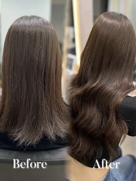 ラピス 福岡天神店(Lapis) チョコレートブラウン×エクステ80本