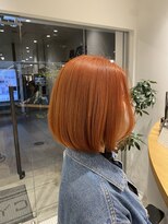 シアン 矢場町店(CYAN.)&nbsp;ブリーチカラー×オレンジ