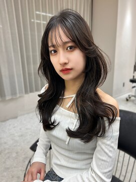 ボタン テンジン(VOTAN tenjin) 【木串楽人】マロンベージュ/韓国風巻き/レイヤーカット