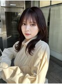 外巻きが可愛いレイヤースタイル