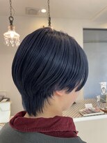 ヘアメイク ルエル(Hair Make Ruelle) ネイビーカラー