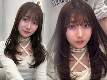 プリアバイポプルス 渋谷(pria by popls)の写真/トレンドの前髪カットや顔周りレイヤーで、あなたの顔を美しく見せるスタイルをご提供します*[渋谷]