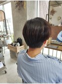 ストレートマッシュショート