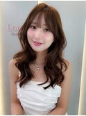 ■くびれヘア/顔周り/韓国/レイヤーカット/黒髪/ミディアム22