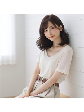 ヘアーズ ベリー 二日市店(hairs BERRY) ★ミディアムレイヤー/顔周りレイヤー/レイヤーカット/美髪