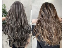 [EIGHTテクニカル]デザインカラー(ブリーチダブルカラー)で憧れのハイライトやインナーカラーに☆【難波】