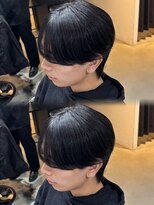 ブルニール 心斎橋(BLEUNIR) シースルーマッシュ メンズウルフ