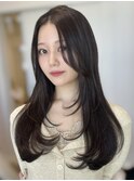 グレージュ　レイヤーカット【野呂朱里】