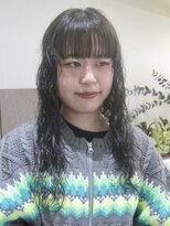 フイ(HUI)&nbsp;オリーブカラー透明感ロングパーマ!natsuki HUI 金山