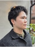 刈り上げないメンズショート