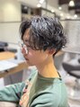 Wiz 北柏店【ウィズ】 波巻きパーマ×センターパート