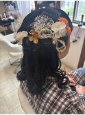 成人式前撮りヘア