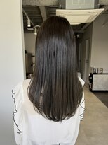 ウノイ(unoi)&nbsp;【unoi】レイヤーカット透明感オリーブカラー