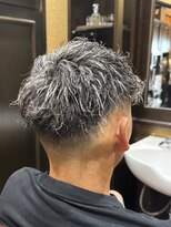 ヒロギンザ 大宮駅前店(HIRO GINZA) ツイスパシルバーメッシュ/大宮/スキンフェード/メンズカット
