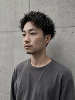 クイル(quill)&nbsp;メンズパーマ#梅田#ツーブロック#センターパート