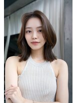 レノラ 髪質改善カラー 本町(LENORA) 大人かわいいショートボブハニーブラウン20代30代