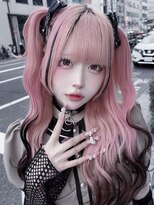 ビューティ スタジオ モッズ 渋谷(beauty studio M.O.D shibuya)&nbsp;パッツンボブベビーピンク