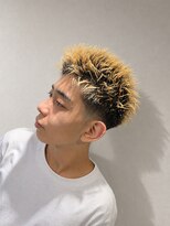 スタッグバーバー 近鉄奈良店(STAG BARBER)&nbsp;スパイキーショート×金髪