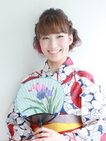 ルージュ 目白台店(ROUGE) ゆかたヘア　編み込みアレンジ【護国寺駅.目白台】