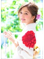 ヘアセットサロンシャルメ 梅田店(Hair Make Salon CHARMER)&nbsp;浴衣や和装にオススメアップスタイル