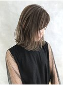 ハッシュカットフルバング似合わせカットレッドブラウン20代30代
