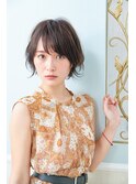 (noah ecle銀座)グレージュ似あわせカットエアリーショート