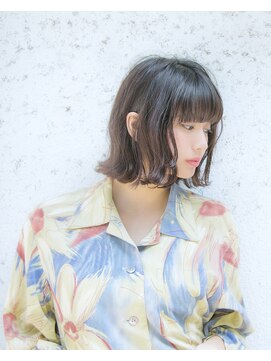 ロンドアベニール 北千住(Lond avenir) namae  横からのシルエットが可愛い！切りっぱなしボブ