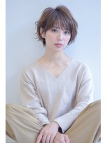 ゴブンノロク(GOBUN NO ROKU)&nbsp;逆三角小顔耳掛け ショートレイヤー［緑地公園/千里中央］