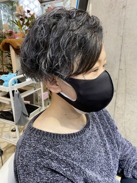 ヘアーサロン デライト(DELIGHT) ツーブロックウェーブ＆グレージュカラー