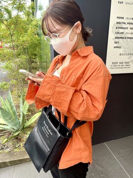 バディ ヘア フレス(BUDDY HAIR FRAIS) シースルーバングと柔らかベージュ